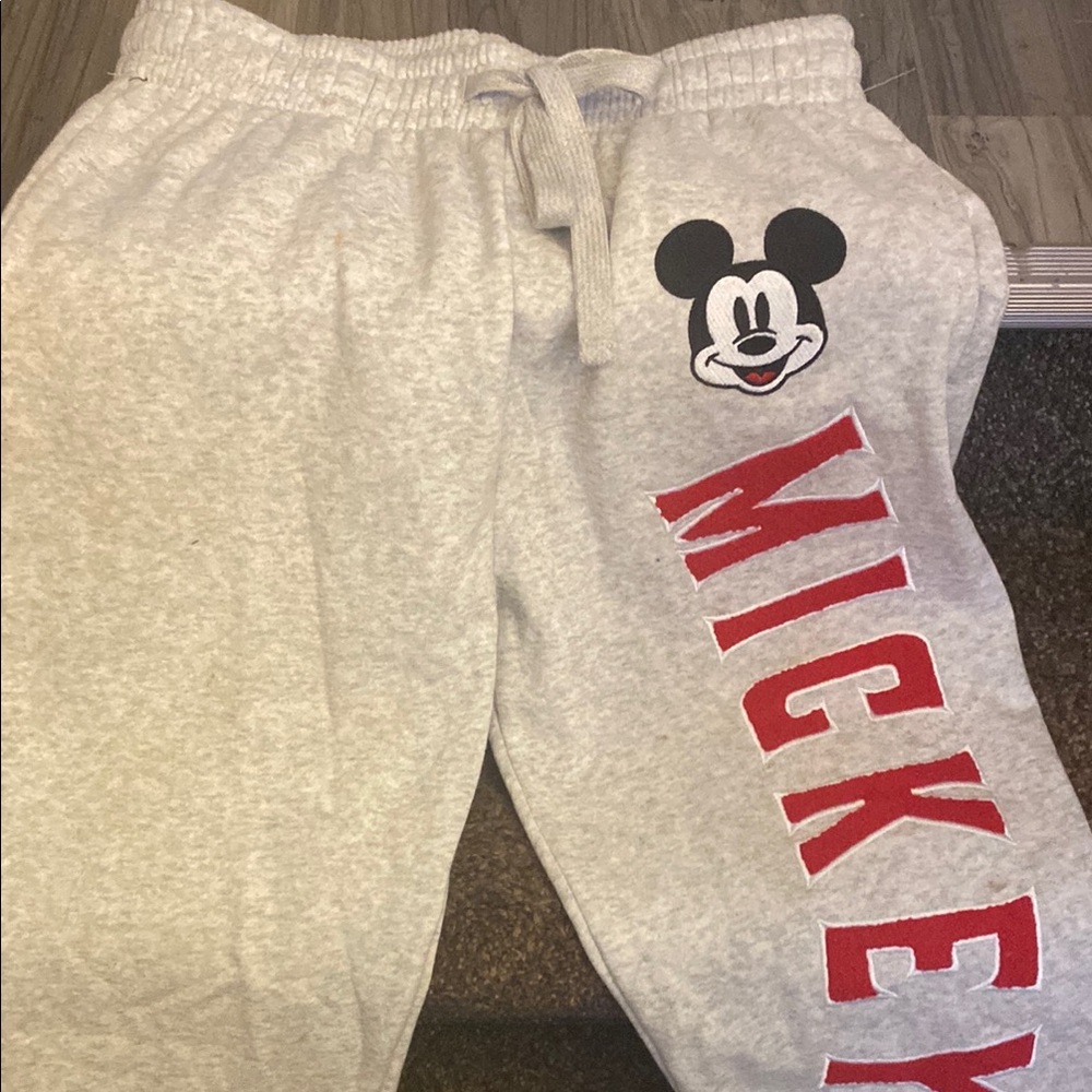 Mickey Mouse Gray Kids Sweatpants